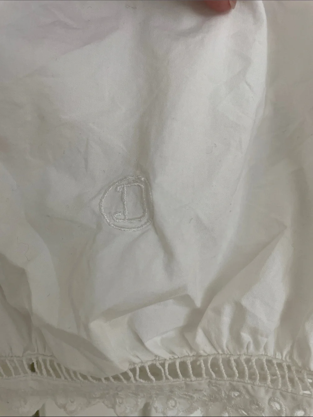 Doen Nera Top in Salt/White